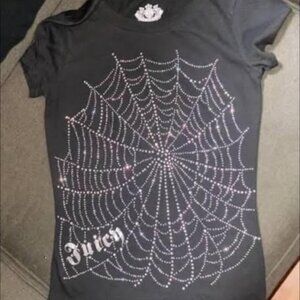 ISO juicy Couture Spiderweb tee